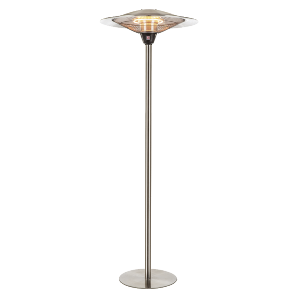 Colonne infrarouge parapluie, 1200/1800/3000 W, HT 210 cm, 2 lampes au carbonne. (HEC 3000)