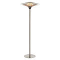 Colonne infrarouge parapluie, 1200/1800/3000 W, HT 210 cm, 2 lampes au carbonne. (HEC 3000)