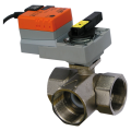VANNE 3 VOIES CADT N 55 3WV DN25 KVS10 PRPORTIONNELLE 24 VOLT + SERVOMOTEUR. (VANNE 3V CADB N 55 DN25 24V)