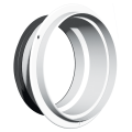 Manchette de raccordement D 125 mm, longueur 50 mm, avec joint pour bouche BAR. (MANCHON JOINT 125 LG50mm (BAR))