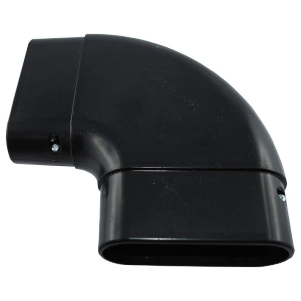Coude raccord horizontal S&P Unelvent PLUGGIT CHR50 50x114 mm