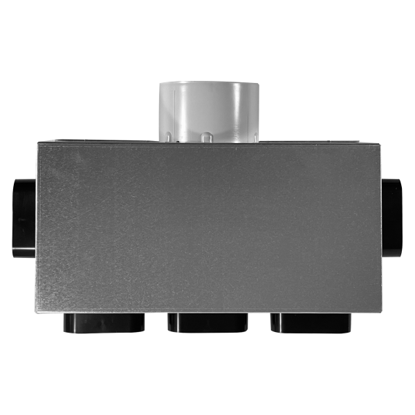 Plénum d'extraction / d'insufflation S&P Unelvent PLI 50/5P isolé 5 piquages