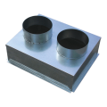 Plénum isolé, raccord arrière D 630 mm, pour GAO/GAF/GRM/GLF/GRE, D 800 x 800 mm. (PGRI 800X800)
