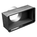 Plénum isolé, raccord arrière D 630 mm, pour GAO/GAF/GRM/GLF/GRE, D 800 x 800 mm. (PGRI 800X800)