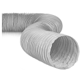 Gaine VMC souple S&P Unelvent GP 100 en PVC longueur 6m