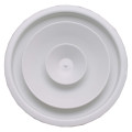 DIFFUSEUR CIRCULAIRE BLANC A CONES REGLABLES DRACCORDEMENT 100MM. (GCI 100)