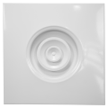 Diffuseur circulaire à jet réglable pour faux plafond, blanc, D raccord 160 mm. (GCI/P 160)