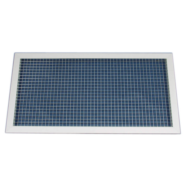 Grille de reprise à mailles fixes, alu, 390 à 650 m3/h, D 300 x 150 mm. (GRM 300 X150)