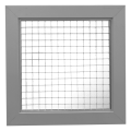 Grille de reprise à mailles fixes, alu, 390 à 650 m3/h, D 300 x 150 mm. (GRM 300 X150)