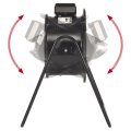 Ventilateur hélicoïde tubulaire mobile, triphasé 230 V/400 V, D400mm, 5200 m3/h. (PBT/4-400)