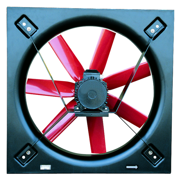 Hélicoïde pales Alu, 6 pôles, D1000 mm, Tri 400V, Débit maxi 28 810m3/h. (HCBT/6-1000/L-X)