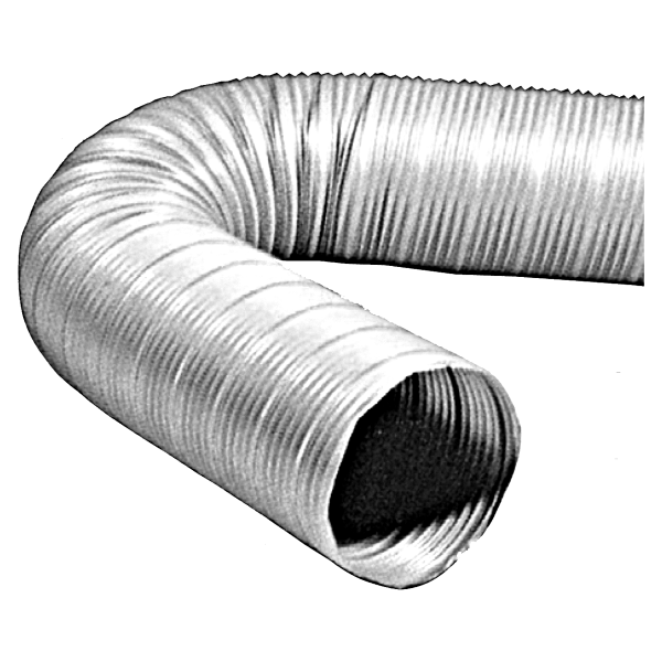 Gaine semi-rigide galvanisé, classement M0, D 125 mm, longueur 3 m. (GG 125)