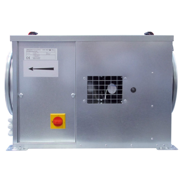 Caisson C4 Ecowatt, 1000 m3/h, refoul. horizontal en ligne, mono 230V. (CRCB ECOWATT 10 HL MONO)