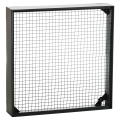 Grille de protection, montage au soufflage des ventilateur muraux D200 ou D250. (DEF-250 D)