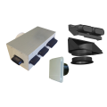 Kit accessoires réseau Pluggit pour logement jusqu'au T4 et 2 sanitaires. (KIT ACCESSOIRES PLI 50 T4/2S)