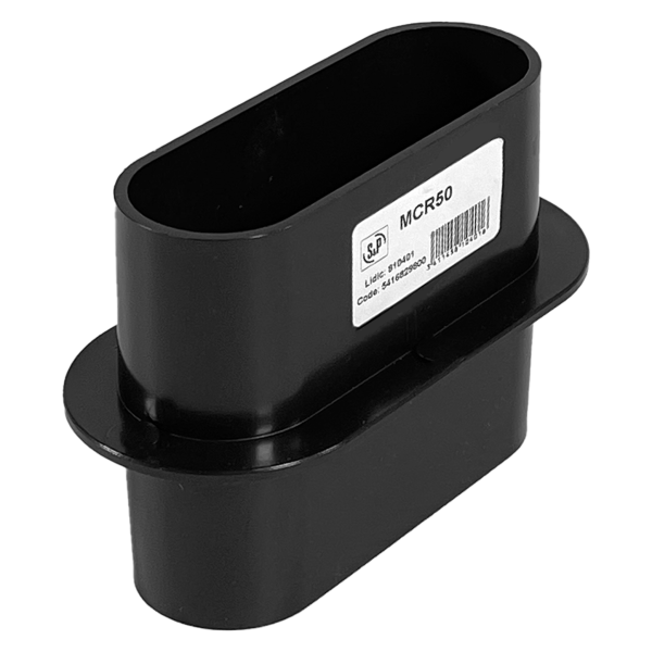 Manchon raccord droit S&P Unelvent PLUGGIT MCR50 50x114 mm
