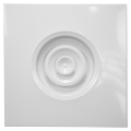 Diffuseur circulaire à jet réglable pour faux plafond, blanc, D raccord 250 mm. (GCI/P 250)