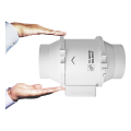Kit Ventilateur de conduit et accessoires S&P Unelvent TD160/100 N 150/180m³/h