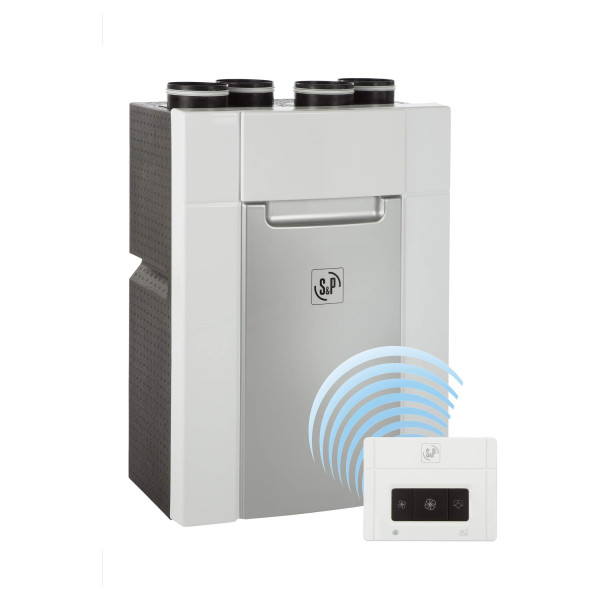 VMC double flux S&P Unelvent DOMEO 210 RD 4 sanitaires 210 m³/h