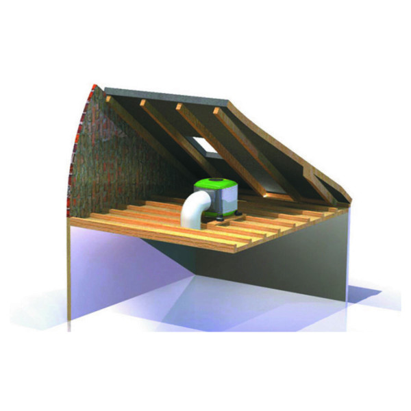 Kit VMC traitement global de l'humidité S&P Unelvent PULSIVE Ventil jusqu'à 250m²