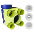 Kit VMC simple flux hygroréglable S&P Unelvent HYDRA EcoWatt jusqu'à 4 sanitaires 262m³/h