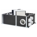 Caisson VMC double flux  4 sanitaires S&P Unelvent ORKA BP HR spécial rénovation By pass 100%