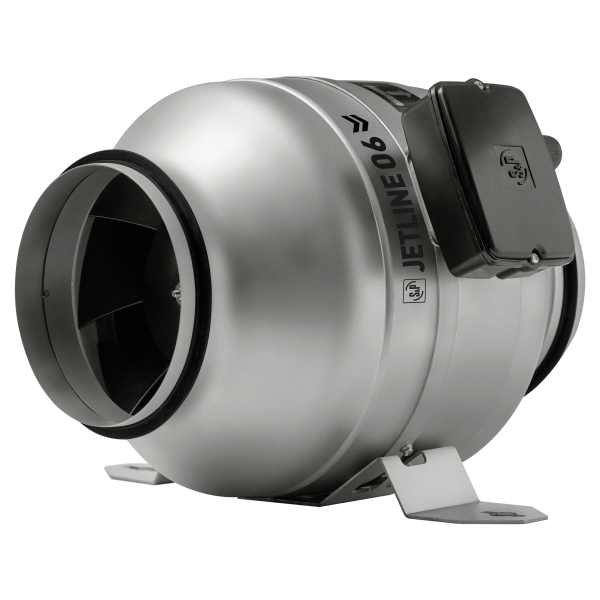 Ventilateur de conduit à vitesse ajustable S&P Unelvent JETLINE 06 600m³/h