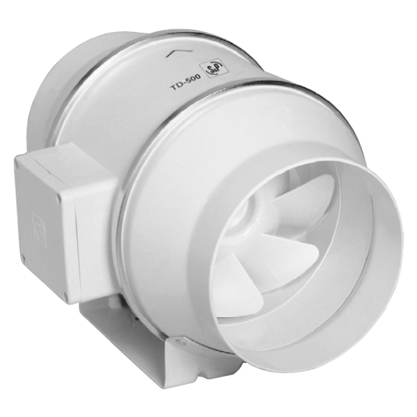 Ventilateur de conduit S&P Unelvent TD500/150 390/560m³/h