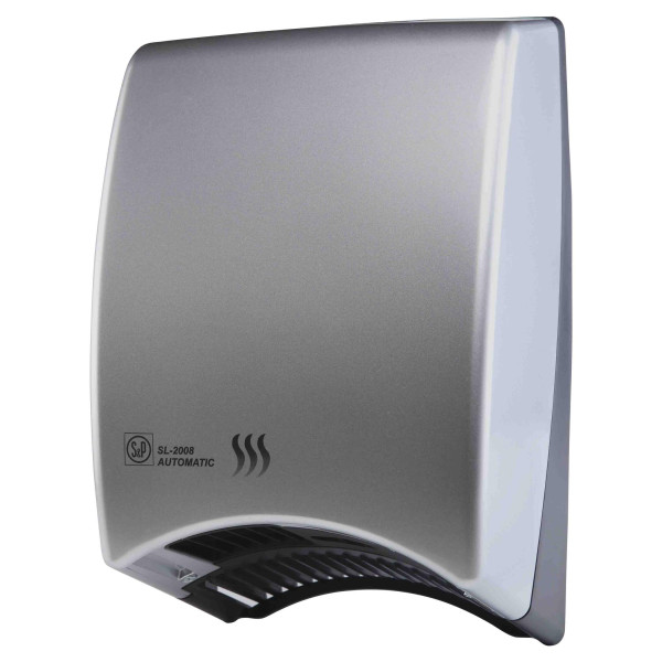 Sèche-mains avec cellule infrarouge S&P Unelvent SL2008 AUTOMATIC SILVER 1875W classe II