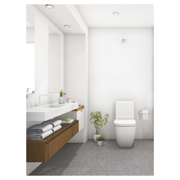 Extracteur d'air avec temporisation réglable S&P Unelvent SILENT 100 CRZ 95 m³/h 230V 8W