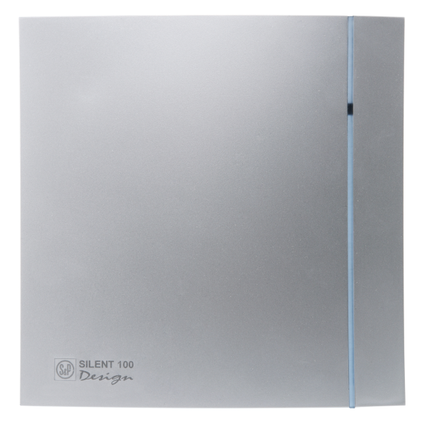 Extracteur d'air hygrostat S&P Unelvent SILENT 100 CHZ SILVER DESIGN 85 m³/h 230V