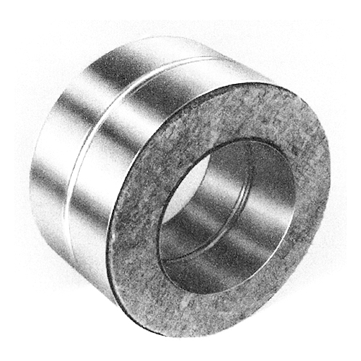 MANCHON FEMELLE GALVANISE ISOLE 25MM DIAMETRE INTERIEUR 100 MM. (FRT 100 DP25)