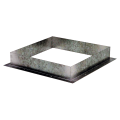 Bride lisse de raccordement rectangualire pour RHE 4 500 VD. (BRL 45 (700X310))