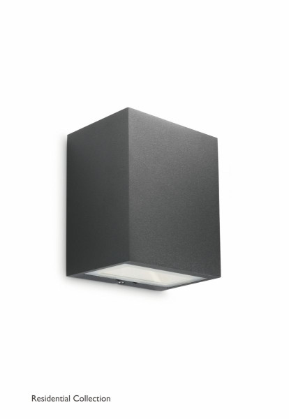 Flagstone Applique LED 3x1W Noir - Philips - 172093016