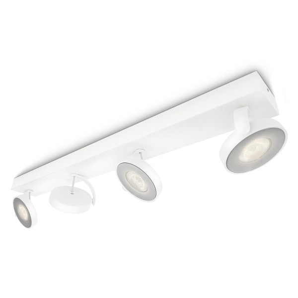 CLOCKWORK Spot barre tube 4x4W Blanc LED - Philips - 531743116