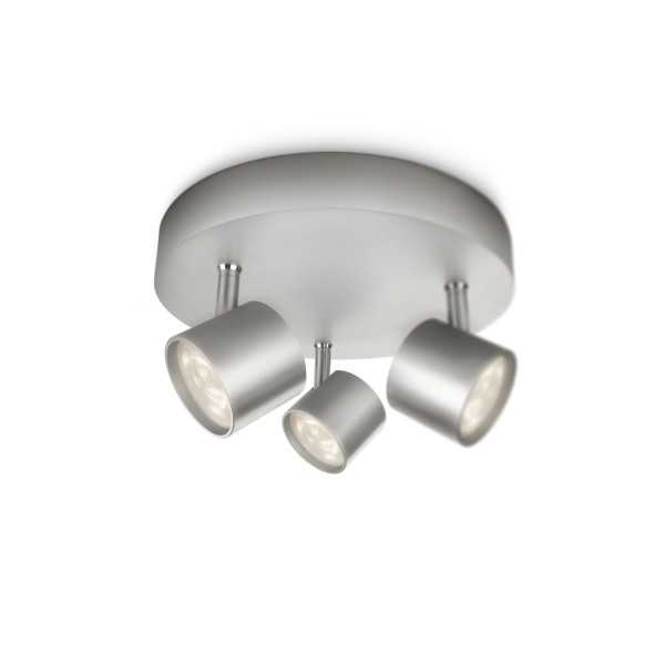 STAR Spot Plafonnier Spirale LED 3x4.5W Aluminium