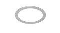 Accessoire ledinaire dn065b g4 collerette ronde diam. 150 argent