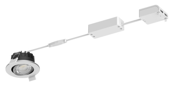 Ledinaire spot all in rs071b multicct 827-830-840 40d dim 6w 550lm ip65 blanc