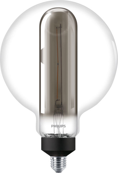 Modern double giant ledglobe filament dim 6,5-20w e27 1800k fumée - Philips - 313729