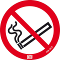 Disque alu "interdiction de fumer" 200mm