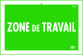 Plaque plast et magne zone de travail   