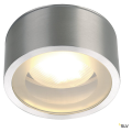 SLV by Declic ROX CEILING OUT, plafonnier extérieur, alu brossé, TCR-TSE max. 11W, IP44