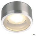 SLV by Declic ROX CEILING OUT, plafonnier extérieur, alu brossé, TCR-TSE max. 11W, IP44