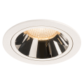 Numinos, encastré de plafond intérieur, 40°, blanc/chrome, led, 2700k