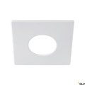 Universal downlight, collerette pour downlight ip65, carré, blanc