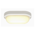 Terang 2. applique et plafonnier. ovale. blanc. 11w led. 3000k