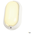 Terang 2. applique et plafonnier. ovale. blanc. 11w led. 3000k