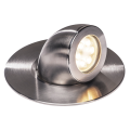 SLV by Declic GIMBLE OUT 150 LED, encastré de sol extérieur, inox 316, LED 13W 3000K