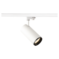 Numinos, spot pour rail 3 allumages, intérieur, 24°, blanc/noir, led, 28w, 3000k, variable triac