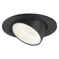 Numinos® gimble s, encastré de plafond intérieur, 55°, noir/blanc, led, 8,6w, 4000k